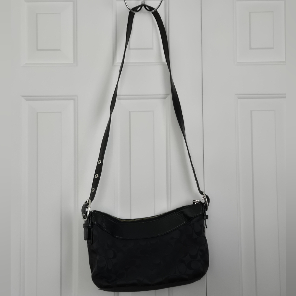 Coach Black Signature Crossbody Bag - Picture 2 of 16